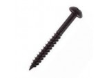 Round Head Blk Screws, Pack of 10 - 4x20mm