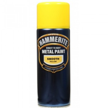 Metal Paint 400ml Aerosol - Smooth Yellow