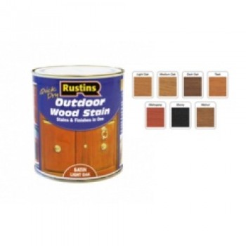 Quick Dry Outdoor Woodstain 250ml - Satin Teak