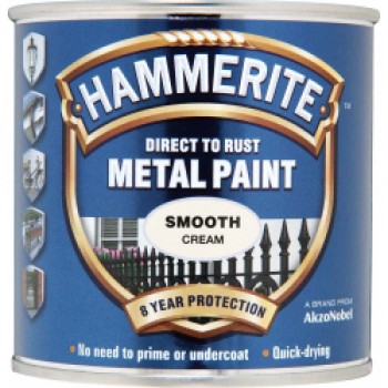 Metal Paint Smooth 250ml - Cream
