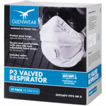 FFP3 Valved Respirator - Pack Of 10