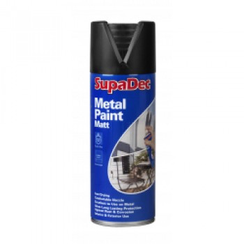 Metal Spray Paint - 400ml Matt Black