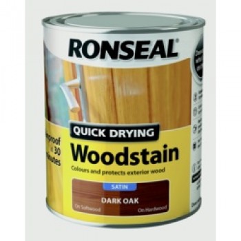 Quick Drying Woodstain Satin 750ml - Dark Oak