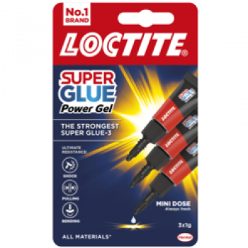 Super Glue Power Gel - Mini Trio 3 x 1g