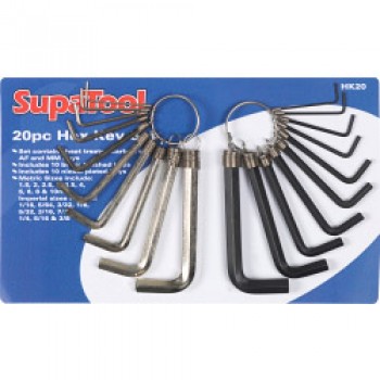 Combination Hex Key Set - 20 Piece Combination Hex Key Set - 20 Piece