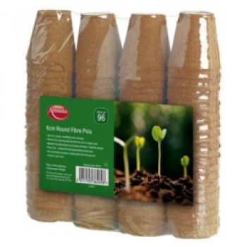 Round Fibre Pots - 6cm - Pack 96