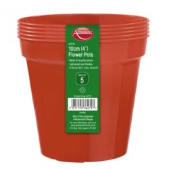 Flower Pots - 4 - Pack 5 Flower Pots - 4 - Pack 5