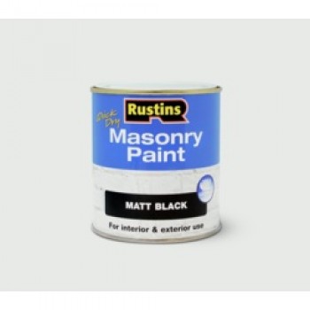 Masonry Paint 500ml - Black