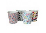 Plastic Pattern Bins - Round