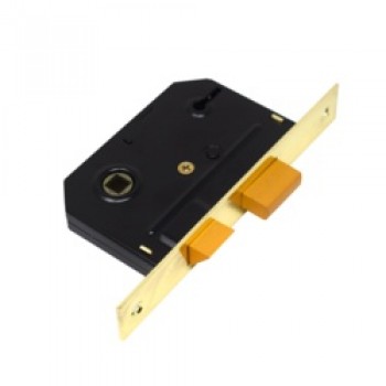 Essentials 3 Lever Sashlock - Brass 64mm