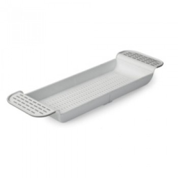 Extendable Over Bath Rack - White