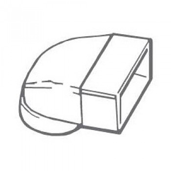 Elbow Female Round Connector - 4/100mm/110x54mm