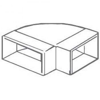 Horizontal Bend 90 Degree - 110x54mm