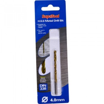 Titanium Coated HSS Drill Bits - 4x75mm Titanium Coated HSS Drill Bits - 4x75mm