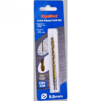 Titanium Coated HSS Drill Bits - 5.5x93mm