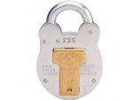 4-Lever Galvanised Steel - Old English Padlock - 38mm