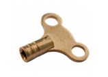 Radiator Key &rsquo;Clock&rsquo; Type Easy Grip - Brass
