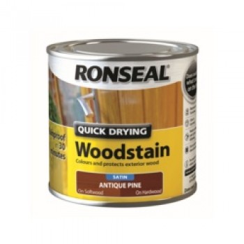 Quick Drying Woodstain Satin 250ml - Antique Pine