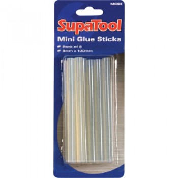 Mini Glue Stick - 8mm x 100mm 8 Piece Mini Glue Stick - 8mm x 100mm 8 Piece