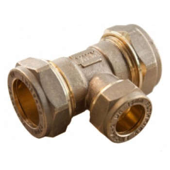 Compression Reducing Tee - 22mm x 22mm x 15mm (Centre)