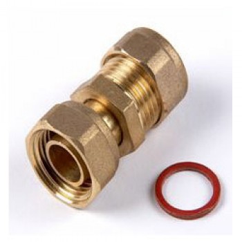Compression Straight Tap Connector - 15mm x 1/2