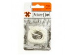 Picture Cord - White Nylon (Blister Pack)
