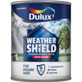 Weathershield Exterior Quick Dry Gloss 750ml - Pure Brilliant White