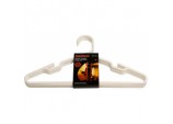 White Plastic Coat Hangers