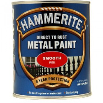 Metal Paint Smooth 750ml - Red